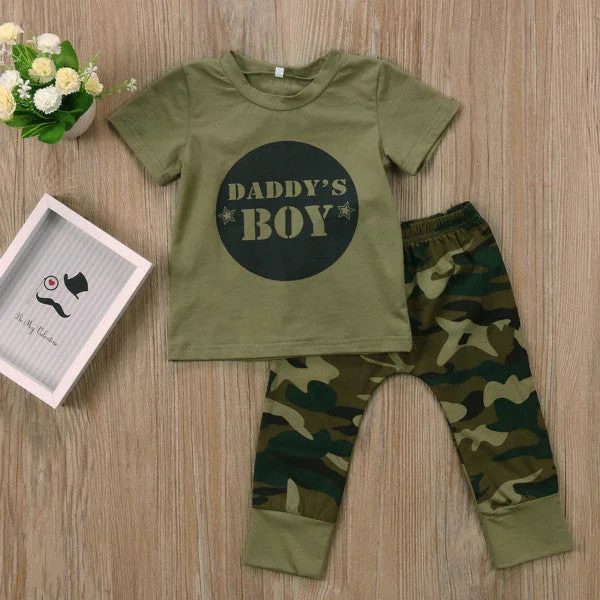 Huge deals on men’s clothing – Limited-time only! Daddy's Girl or Boy T-Shirt Camouflage Pants Outfit Huge deals on men’s clothing – Limited-time only! Daddy's Girl or Boy T-Shirt Camouflage Pants Outfit