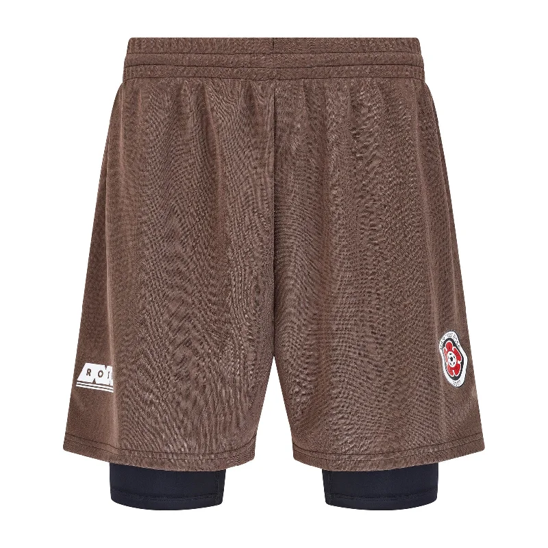 Buy now, pay later – exclusive savings on men’s clothing. DOUBLE FOOTBALL SHORTS in BROWN Buy now, pay later – exclusive savings on men’s clothing. DOUBLE FOOTBALL SHORTS in BROWN