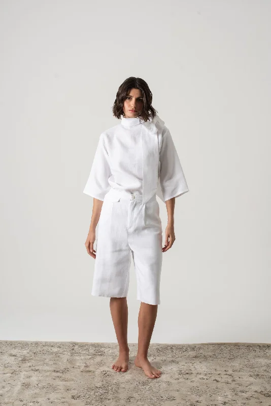 Men’s fashion just got more affordable – shop now! Jager Bermuda Linen Shorts White Men’s fashion just got more affordable – shop now! Jager Bermuda Linen Shorts White
