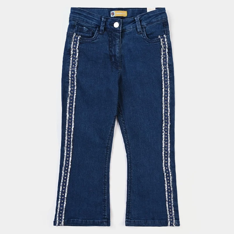 Save more with bundle deals on men’s fashion items.  Girls Denim Stretch Pant Tape-Mid Blue