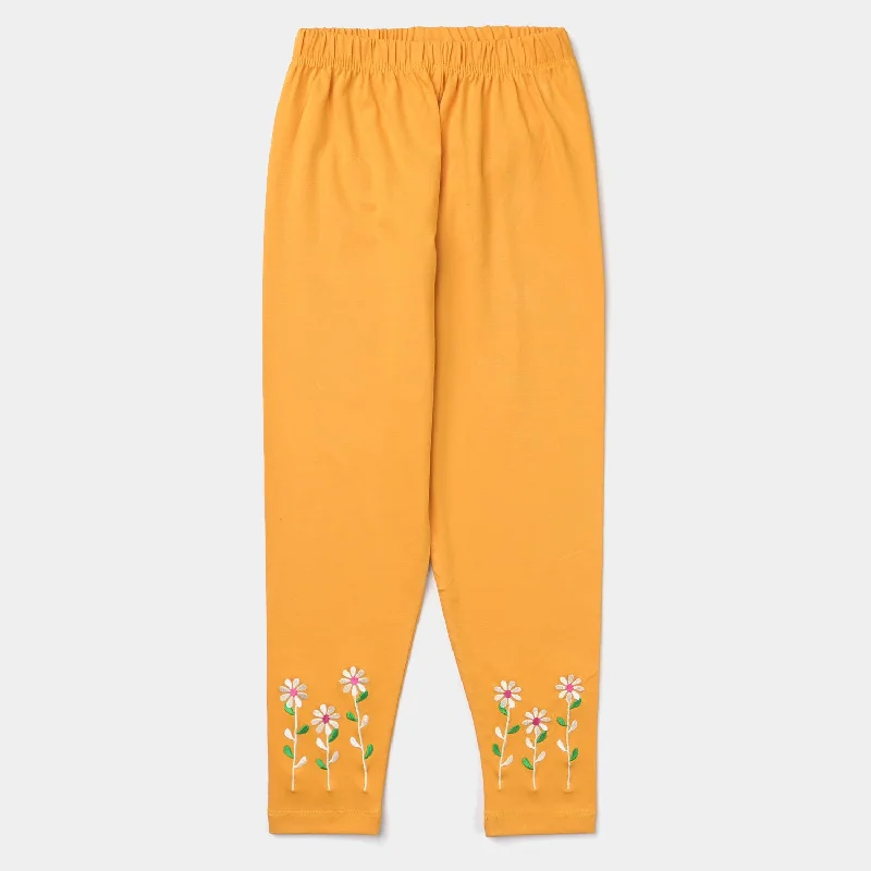 Take advantage of our men’s fashion sale – it’s your time to save!  Girls Lycra Jersey Embrioded Tights Flowers-C.Yellow
