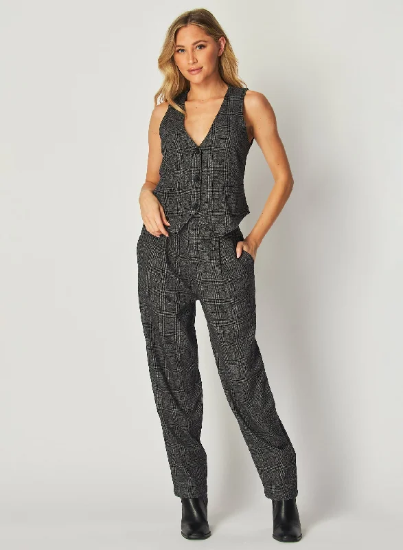 Shop the essentials – men’s wardrobe must-haves on sale.  Relaxed Pleat Front Trouser - Glencheck Plaid