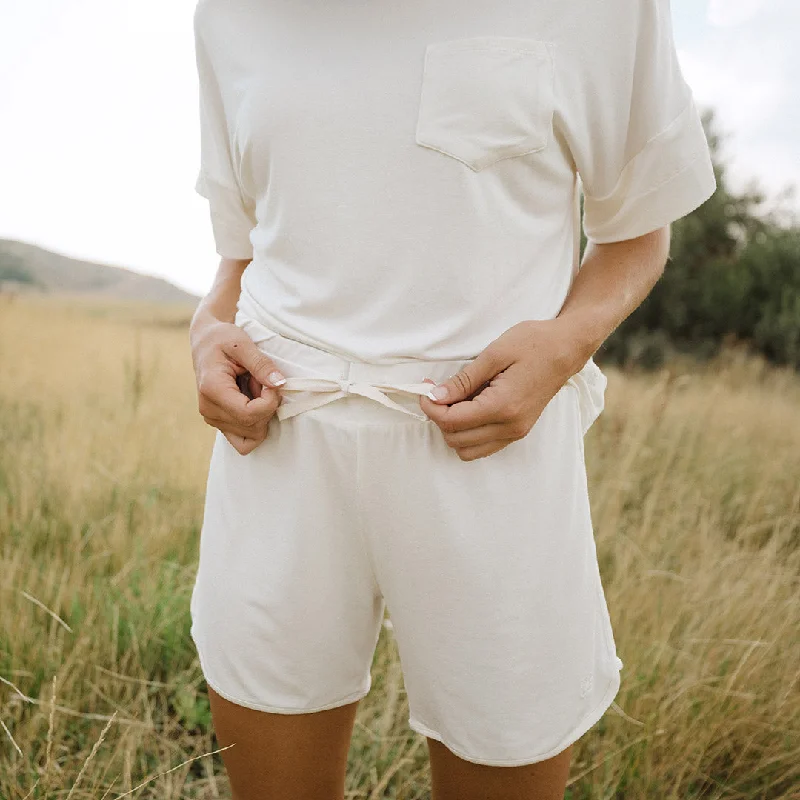 Save up to 60% on new arrivals in clothing – Shop now!  Serenity Shorts, Ivory