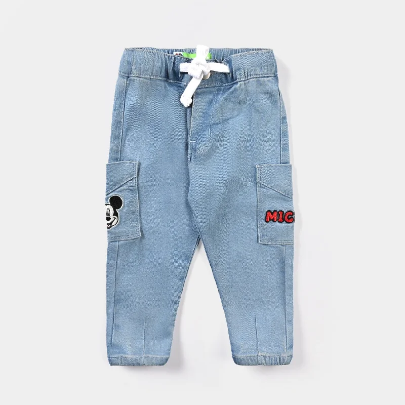 Exclusive online offer: Save 30% on all men's clothing. Infant Boys Denim Stretch Pant-LT.Blue Exclusive online offer: Save 30% on all men's clothing. Infant Boys Denim Stretch Pant-LT.Blue