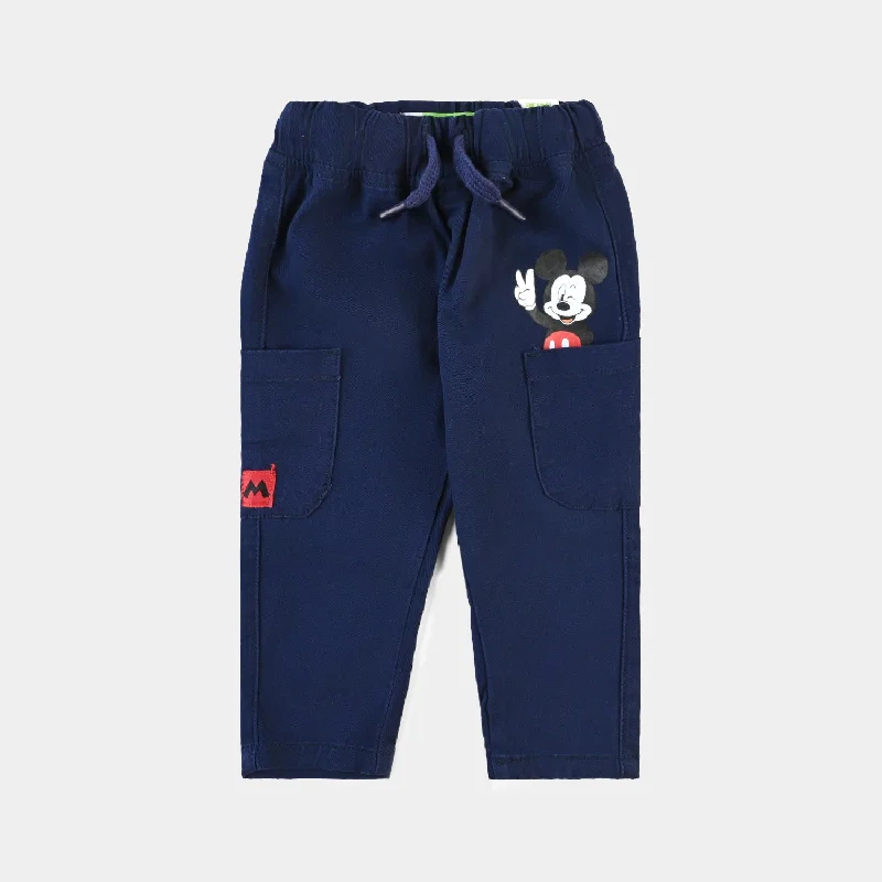 Check out the best prices on men's fashion basics – limited time offer.  Infant Boys Cotton Twill Pant-Navy Blue