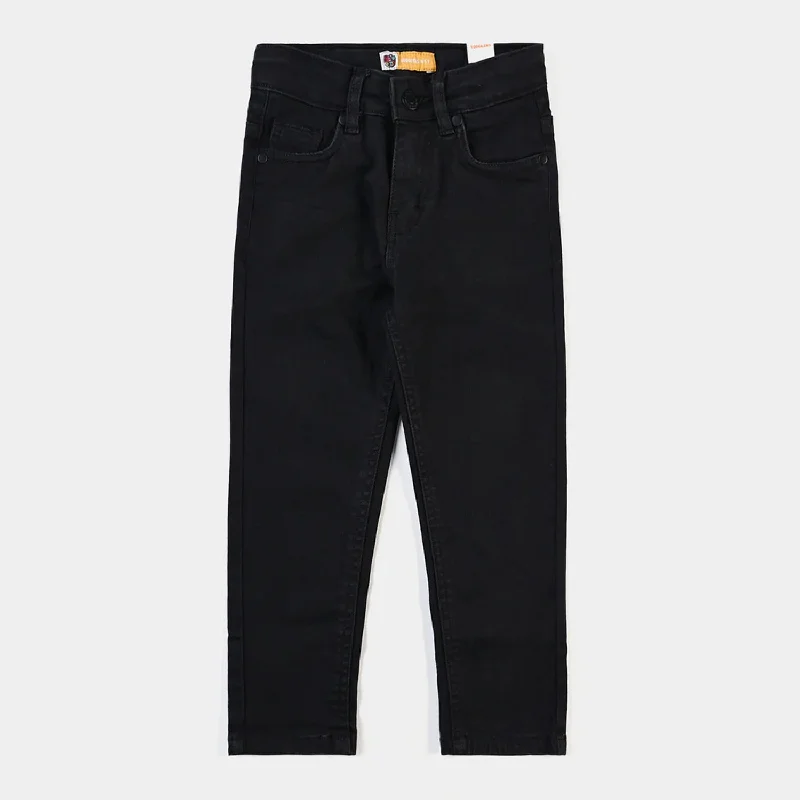 Limited-time offer!  Boys Denim Stretch Pant Basic Black