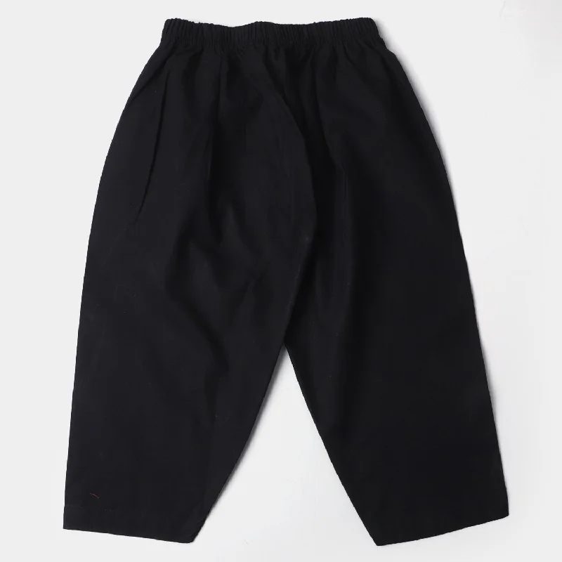 Shop now for fresh styles at discounted prices.  Girls Cotton Shalwar - BLACK