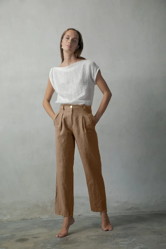 Exclusive offers on men’s wardrobe essentials – save more now! Piega Linen Trouser Tobaccoo Exclusive offers on men’s wardrobe essentials – save more now! Piega Linen Trouser Tobaccoo