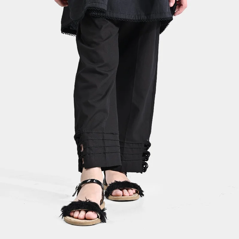 Limited-time sale: Save on all your favorite clothing items. Girls Cotton Loops Pant-BLACK Limited-time sale: Save on all your favorite clothing items. Girls Cotton Loops Pant-BLACK