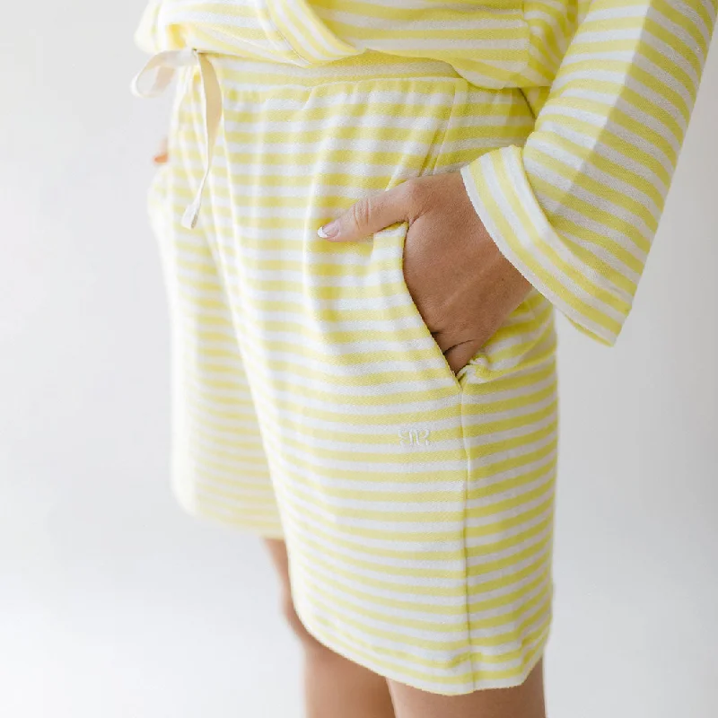 – Shop trendy clothing now.  Sailor Stripe Shorts, Yellow Stripe