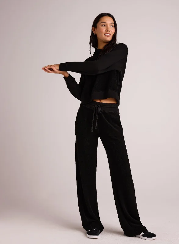Get 20% off your first order of men’s fashion.  French Terry Wide Leg Sweatpant - Black