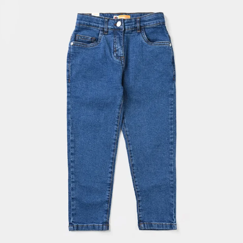 Exclusive discounts on men's fashion – shop today! Girls Denim Stretch Pant Basic-Mid Blue Exclusive discounts on men's fashion – shop today! Girls Denim Stretch Pant Basic-Mid Blue