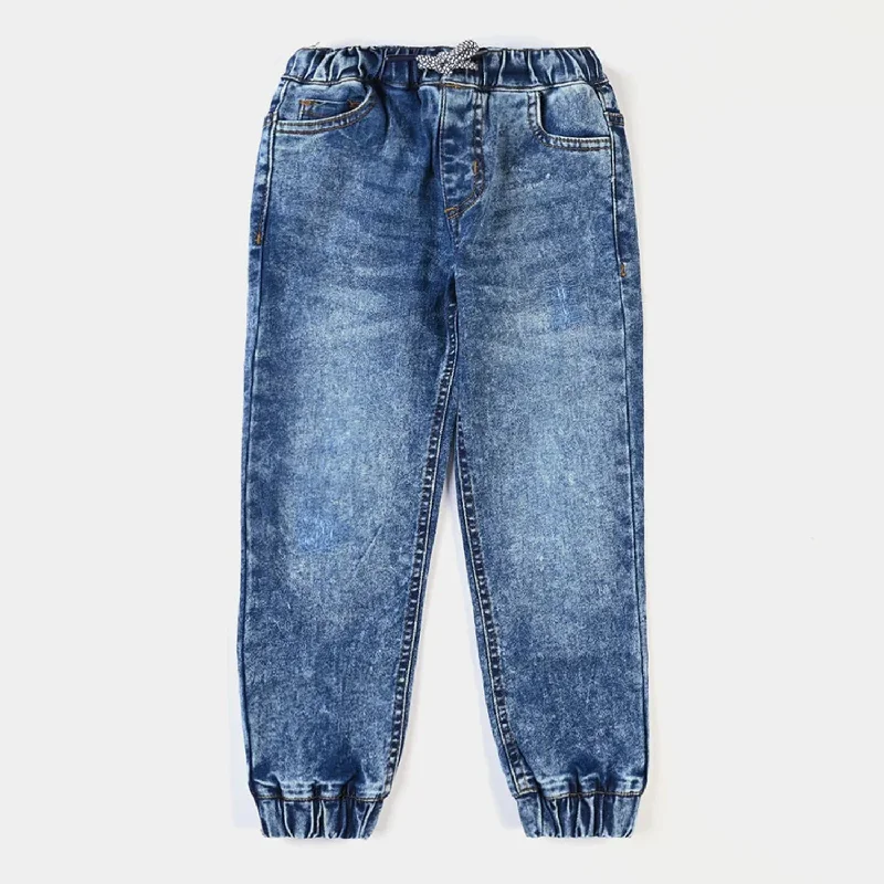 Shop now for affordable fashion – Enjoy free shipping on clothing orders.  Boys Denim Stretch Pant BP Leather Patch-M/B Random