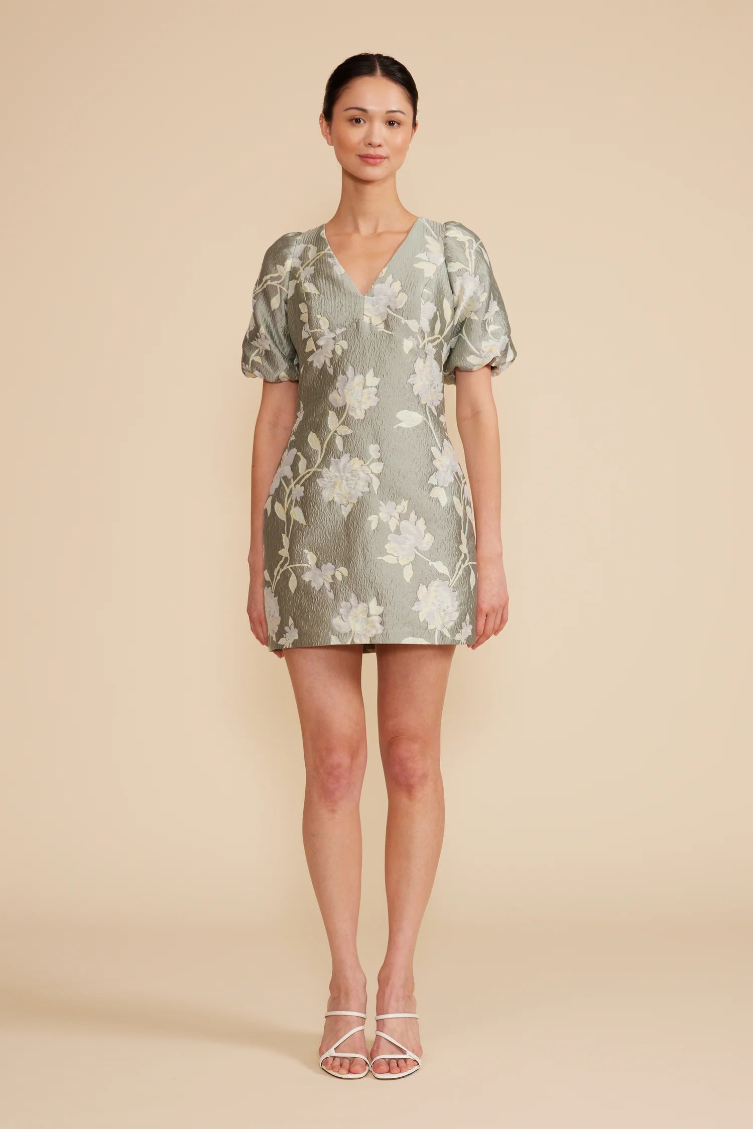 The ultimate destination for women’s clothing   Floral Elegance Sage Mini Dress