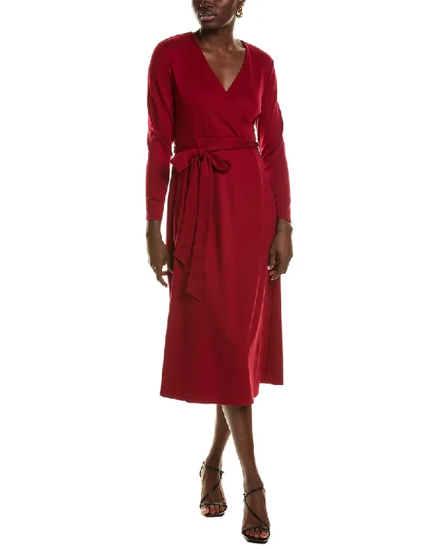 Women’s fashion that reflects your personality   Anne Klein Surplice Midi Dress
