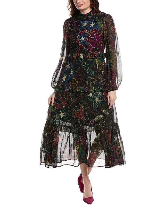 Designer-inspired women’s fashion at affordable prices   FARM RIO Tiered Maxi Dress