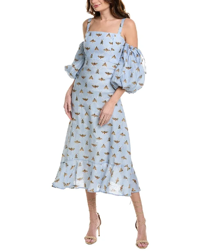 Premium quality women’s clothing at affordable prices Agua by Agua Bendita Polilla Linen Maxi Dress Premium quality women’s clothing at affordable prices Agua by Agua Bendita Polilla Linen Maxi Dress