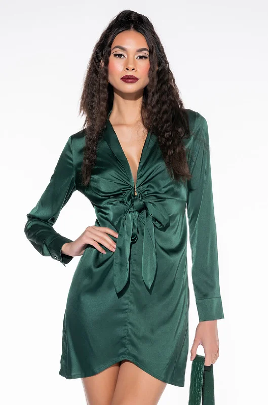 Fashionable clothing to fit every body type KNOCK 'EM OFF THEIR FEET DEEP V NECK MINI DRESS GREEN Fashionable clothing to fit every body type KNOCK 'EM OFF THEIR FEET DEEP V NECK MINI DRESS GREEN