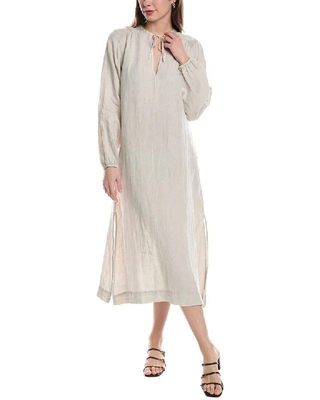 Effortlessly chic outfits for the modern woman   James Perse Lightweight Linen Maxi Dress