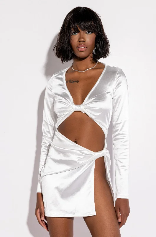Versatile fashion options for every occasion   SPEND IT CUT OUT MINI DRESS