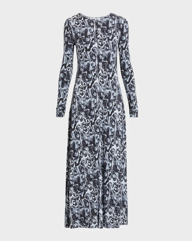 Latest fashion trends for modern women   Atlas Printed Jersey Maxi Dress