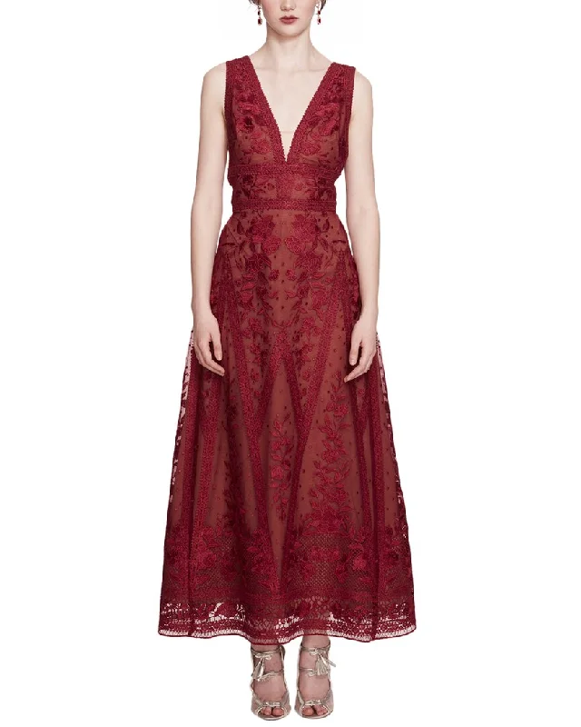Modern fashion pieces designed for all women   Marchesa Notte Midi Dress