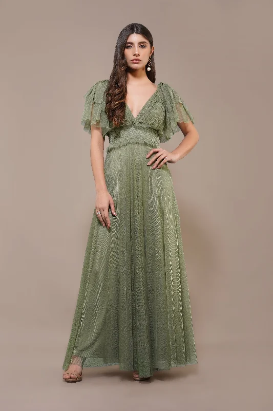 High-quality women’s wear for everyday elegance   Shelby Maxi Dress in Soft Olive