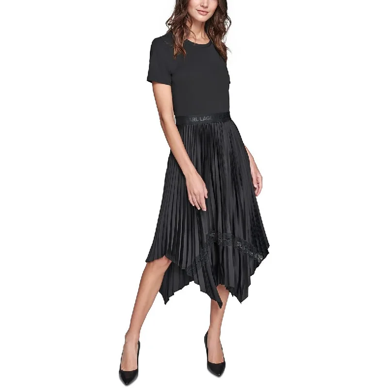 Get noticed with eye-catching women’s fashion   Womens A-Line Polyester Midi Dress