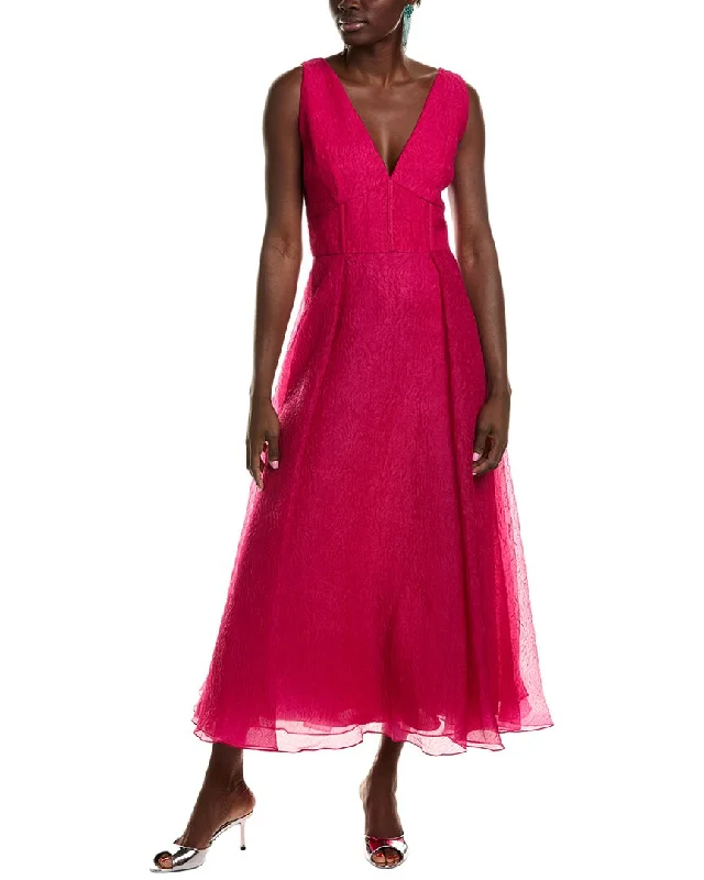 Chic and comfortable clothing for busy women ML Monique Lhuillier Giselle Midi Dress Chic and comfortable clothing for busy women ML Monique Lhuillier Giselle Midi Dress