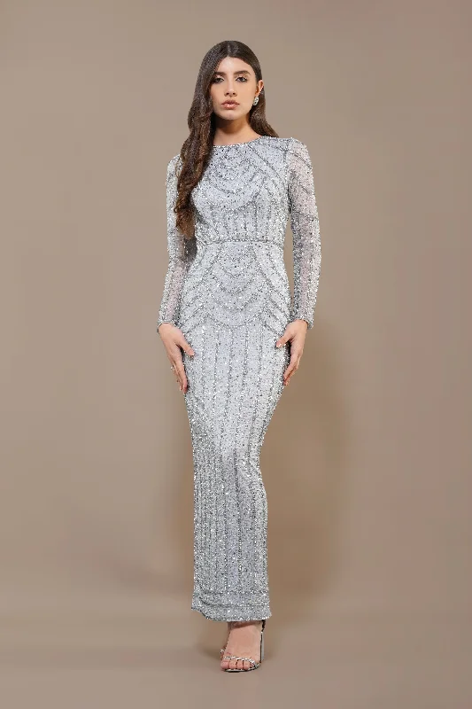 Trendy women’s clothing    Ellis Maxi Dress in Ice Blue