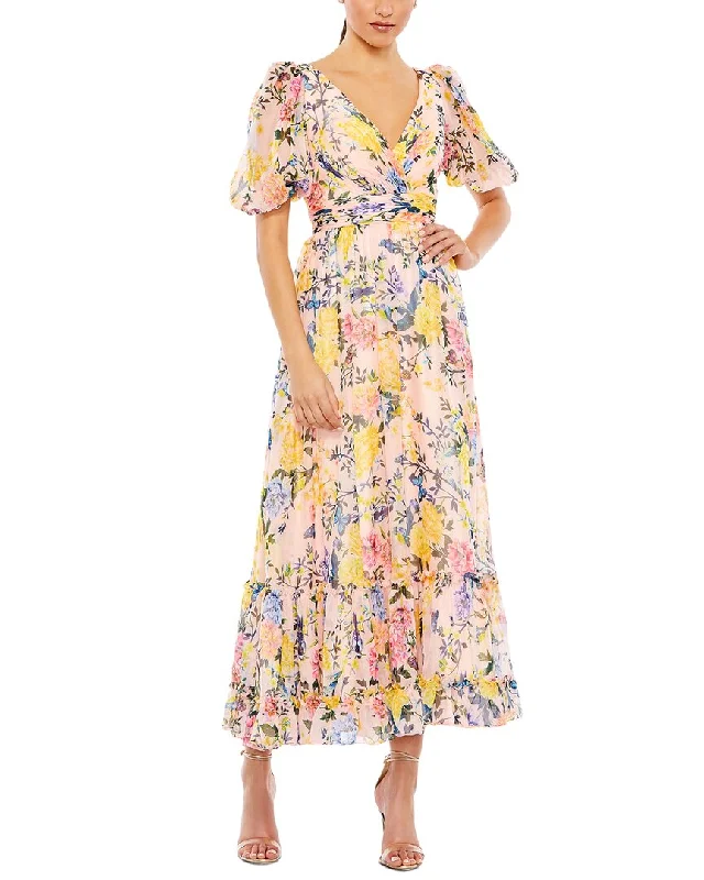 Feminine fashion to express your unique style   Mac Duggal Midi Dress