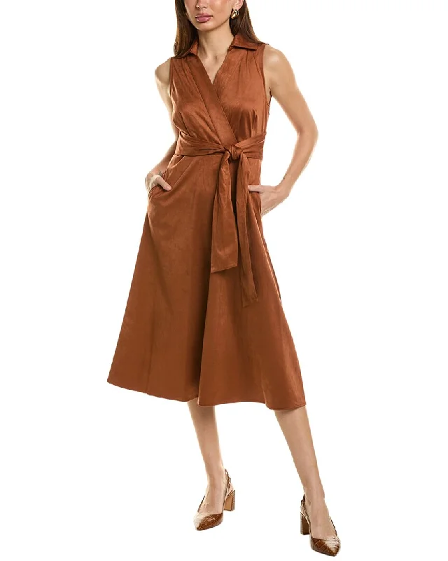 Bold fashion choices for the confident woman   Tahari ASL Tie Waist Midi Dress
