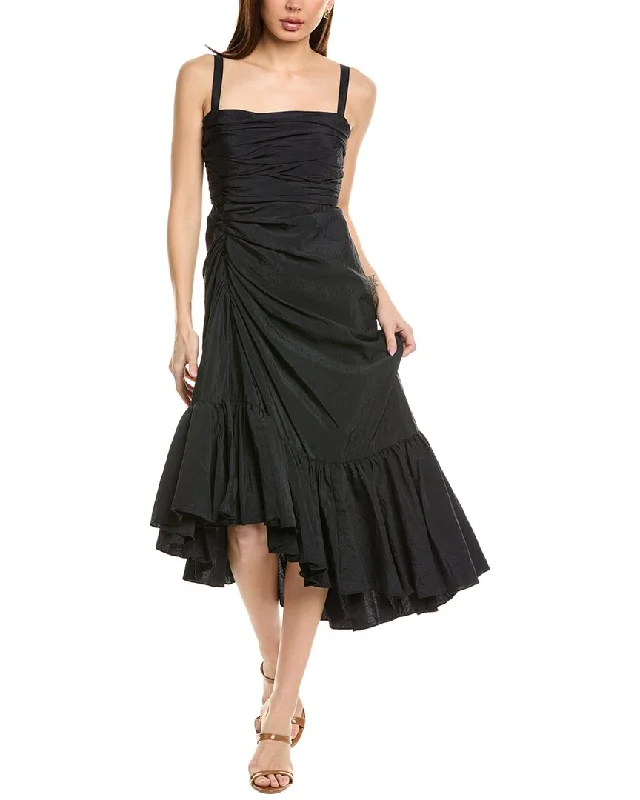 Bold fashion choices for the confident woman   Cinq à Sept Zinnia Midi Dress