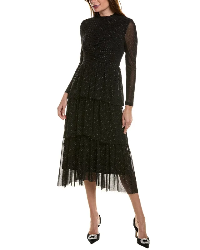 Chic, modern looks for the stylish woman   Anne Klein Studded Tulle Midi Dress