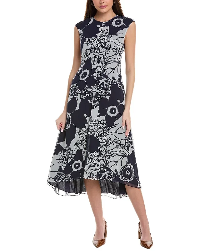 Comfortable yet stylish outfits for women on the go   Reiss Becci Floral Midi Dress