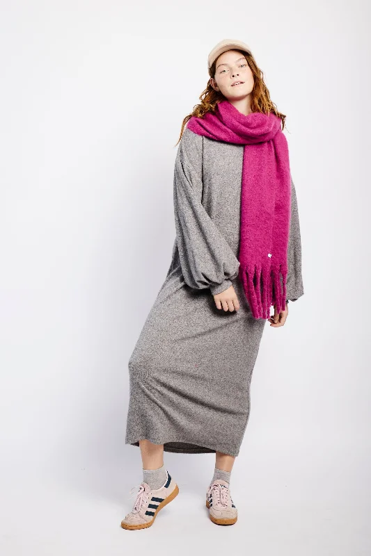 Feminine and fashionable clothing for every wardrobe   Cut and Sew Maxi Dress in Charcoal