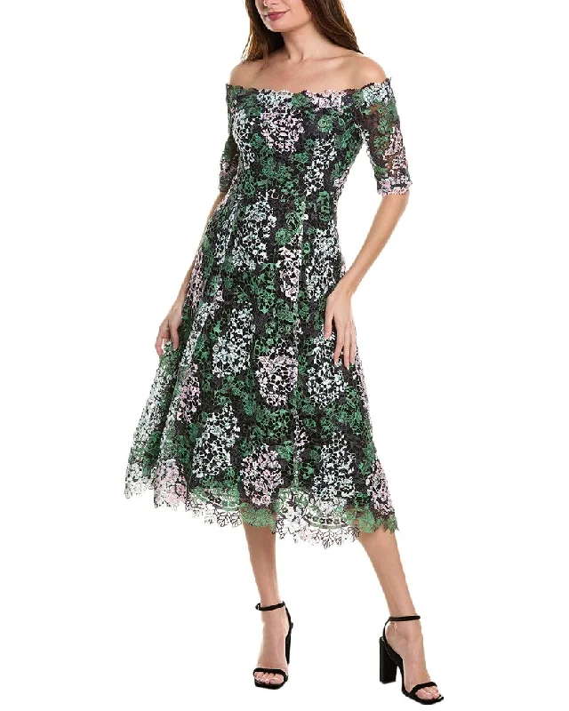 Women’s clothing to inspire confidence and beauty Teri Jon by Rickie Freeman Off-The-Shoulder Lace Midi Dress Women’s clothing to inspire confidence and beauty Teri Jon by Rickie Freeman Off-The-Shoulder Lace Midi Dress
