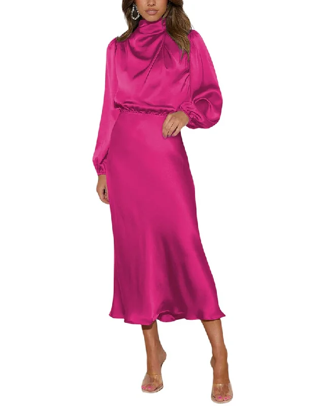 Discover the latest trends in women’s fashion   Linda Charm Midi Dress