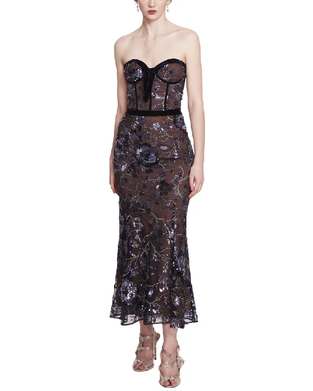 Women’s clothing that fits your personality and style   Marchesa Notte Midi Dress