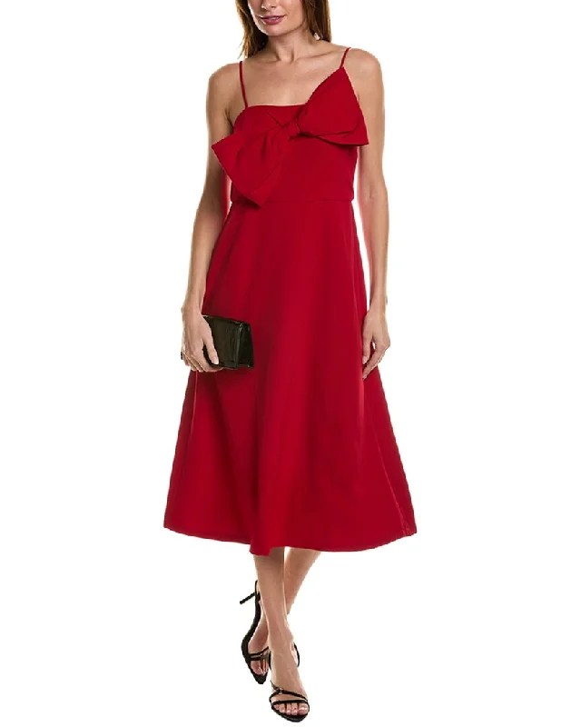 Fashionable clothing that fits every occasion   Anne Klein Bow Bodice Midi Dress