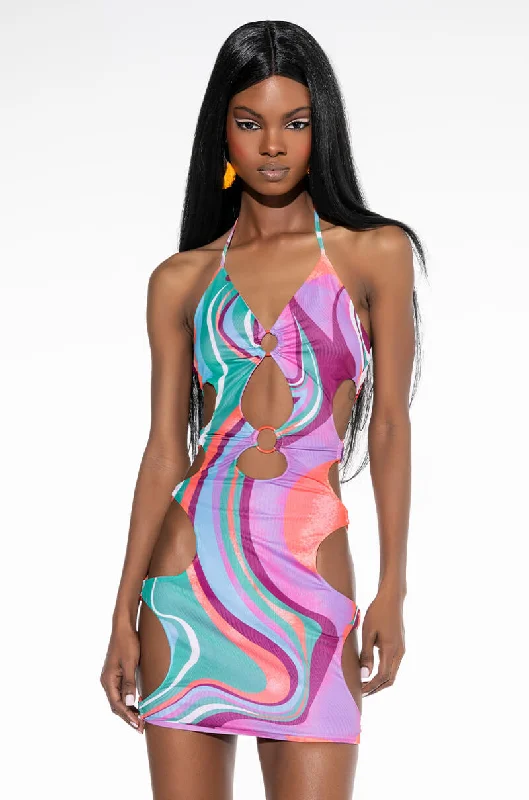 Refresh your wardrobe with high-quality women’s fashion SHE AIN'T ME MINI DRESS WITH CUT OUTS Refresh your wardrobe with high-quality women’s fashion SHE AIN'T ME MINI DRESS WITH CUT OUTS
