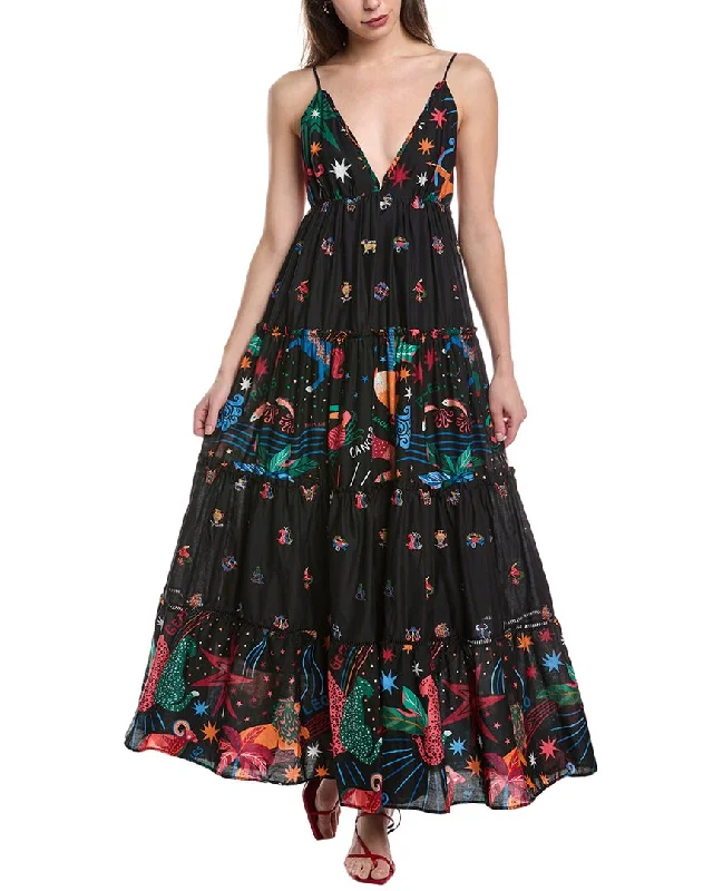 Feminine silhouettes for the modern woman   FARM Rio Maxi Dress