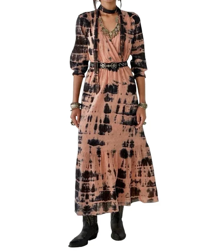 Fashion-forward women’s clothing on a budget   Flame Dye Billy Maxi Dress In Blush