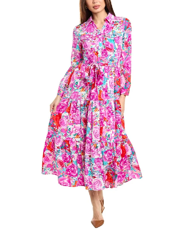 Curated collections of sophisticated women’s wear   Gracia Tiered Midi Dress