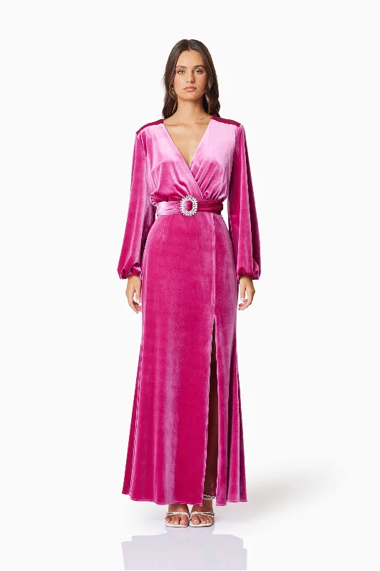 Women’s clothing that fits your personality and style   Solene Eventwear Maxi Dress In Pink
