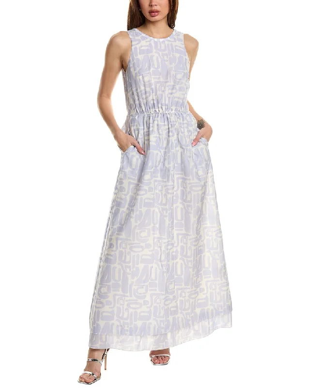 Sleek and sophisticated fashion for modern women Emporio Armani Silk-Blend Maxi Dress Sleek and sophisticated fashion for modern women Emporio Armani Silk-Blend Maxi Dress