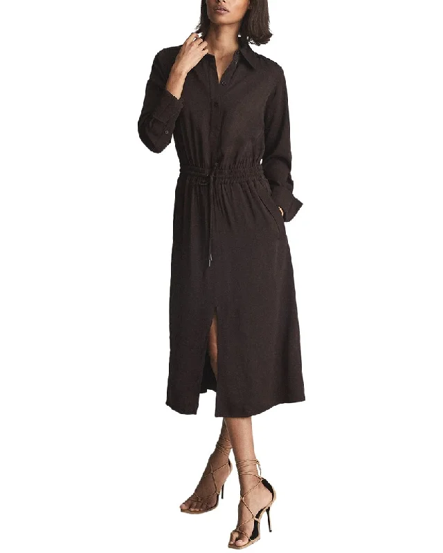 Refresh your wardrobe with trendy women’s apparel Reiss Astrid Plain Belted Midi Dress Refresh your wardrobe with trendy women’s apparel Reiss Astrid Plain Belted Midi Dress