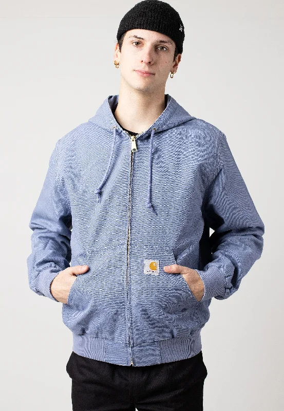 Huge deals on men’s clothing – Limited-time only!  Carhartt WIP - Active Aged Canvas Bay Blue - Jacket