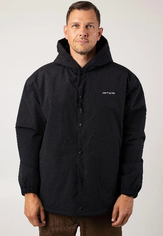 Shop our exclusive men’s fashion deals – limited time only! Carhartt WIP - Hooded Coach Black / White - Jacket Shop our exclusive men’s fashion deals – limited time only! Carhartt WIP - Hooded Coach Black / White - Jacket