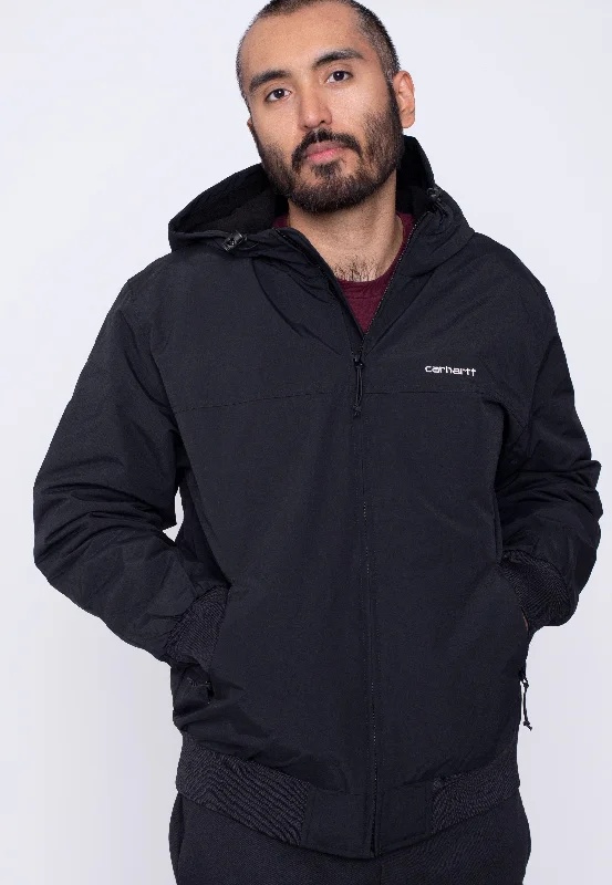 Shop the latest fashion trends with huge savings on all clothing.  Carhartt WIP - Hooded Sail Black/White - Jacket